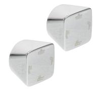 BESPORTBLE 2pcs Shower Diverter Handle Replacement Switch Handle Metal Four Speed Selector Knob Silver for Shower Head Water Flow Control Bathroom Adults