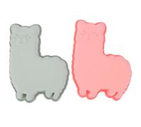 BESPORTBLE 2pcs Silicone Alpaca Cake Moulds High Temperature Resistant Recyclable Cartoon Baking Tools for Home Bakery Coffee Shop Decor