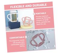BESPORTBLE 2pcs Silicone Nursing Bottle Handles for Milk Bottles Ergonomic Anti-Scald Grips for Easy Transition to Cup Portable and Comfortable