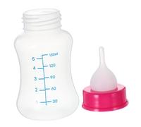 BESPORTBLE 2pcs Silicone Pet Feeding Bottle for Puppies Safe Feeder Replacement Bottle Mouth Cleaning Brushes Random Easy to Clean for Newborn Pets