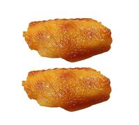 BESPORTBLE 2pcs Simulation Chicken Wings Model Decorative Wing Photo Prop Realistic Food Display for Photography Teaching and Window Display