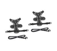 BESPORTBLE 2pcs Small Dog Leash Breathable Reflective Dog Vest for Walking Comfortable Elastic Design for and Outdoor Activities