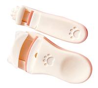 BESPORTBLE 2pcs Small Ivory Eyelash Curlers for Asian Eyes, Portable Press-Type Lash Curler Kit Comb, Curling Tool for Beginner Eye Makeup