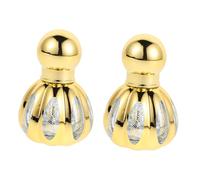 BESPORTBLE 2pcs Small Refillable Perfume Bottles with Spiral Seal and Roller Ball, Glass Essential Oil Scent Canisters for Travel and Fragrance Storage