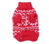 BESPORTBLE 2pcs Snowflake Pattern Dog Sweater Pet Sweater for Large Dogs Puppy Winter Coat Easy-on-off Pet Clothing (l)