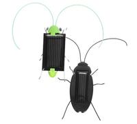 BESPORTBLE 2pcs Solar Powered Insect Simulation Teaching for Boys Educational Solar Energy Learning No Battery Needed for and Exploration