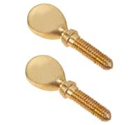 BESPORTBLE 2pcs Solid Brass Sax Neck Tightening Screws Durable Replacement Parts for Alto Tenor Soprano Saxophones Quick Adjustability Secure Fit Instrument Accessory