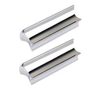 BESPORTBLE 2pcs Stainless Metal Guitar Tone Bar Resistant Slider for Guitar Fingerboard for Lap Steel Slide Playing