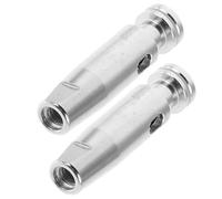 BESPORTBLE 2Pcs Stainless Steel Epee Fencing Replacement Tips Heavy Duty Practice Spare Parts for Training and Competition Sports Equipment