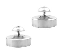 BESPORTBLE 2pcs Stainless Steel Sandwich Sealer Kitchen Gadget for Lunches and Picnics Bread Press Mold for Cheese Easy to Clean and Reusable