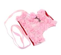 BESPORTBLE 2pcs Stereo Flower Design Traction Chest Strap for Dogs Breathable Pet Supplies Random Options for Spring and