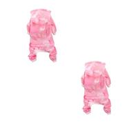 BESPORTBLE 2pcs Summer Pet Clothing Thin Sun Protection Outfit for Dogs and Cats Breathable Lightweight Jumpsuit Pink for Animals for Hot Weather and Outdoor Fun