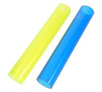 BESPORTBLE 2Pcs Table Tennis Rubber Roller Stick for Paddle Glue Application, Plastic Pingpong Racket Tool Green and Blue Bars, DIY Racket Maintenance Accessory for Home and Club Use