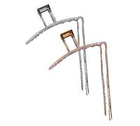 BESPORTBLE 2pcs Tassel Hairpin Metal Chain Claw Clips Hair Clip for Women Styling Hair Accessories for Festival