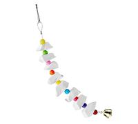 BESPORTBLE 2pcs Teething Toy for Birds Cuttlebone Chewing Parrot Toy Medium Bird Calcium Wear-resistant Material for Cockatiels and Other