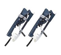 BESPORTBLE 2pcs Telescopic Fishing Rod Combo with Built Reel Compact Collapsible Pocket Pole for Saltwater Freshwater Beach Fishing Foldable Gear for Travel Backpacking Beginners Adults