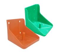 BESPORTBLE 2Pcs Thickened Plastic Livestock Salt Brick Box for Cattle Sheep Feeding Salt Licking Holder Feeder Tray for Farm Animals Easy to Clean and Fix Suitable for Horse and Other
