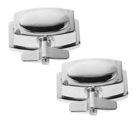 BESPORTBLE 2pcs Tom Drum Accessory Clamp Holder Floor Tom Mount Bracket for Drums Elegant Silver for Musicians Secure Hold