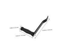 BESPORTBLE 2pcs Trailer Winch Handle Replacement Heavy Duty Galvanized Iron Crank with Ergonomic Grip for Boat and Car Trailers Durable Hand Winch Handle for Outdoor Adventures and Emergency