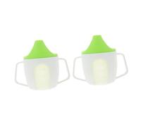 BESPORTBLE 2pcs Trainer Sippy Cup with Handle and Transparent Scale Durable Safe Milk Container for Easy Transition from Bottle Mouth Easy to Clean Versatile Water Cup for Boys