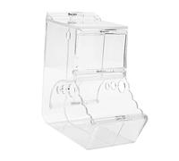 BESPORTBLE 2pcs Transparent Hamster Food Bowl Anti-tipping Pet Feeder for Hamsters Guinea Pigs Easy to Clean Feeding Bowl for Secure Eating and Convenient Food Holder
