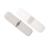 BESPORTBLE 2pcs Travel Toothbrush Holder Slim Travel Toothbrush Case Protective Plastic Storage Box Keep Clean and Tidy for Outdoor and Use