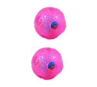 BESPORTBLE 2pcs Tricky Treat for Dogs Interactive Chew Toy for Healthy Feeding Rubber Treat Dispenser Color Engaging Playtime for
