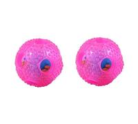 BESPORTBLE 2pcs Tricky Treat Interactive Dog Toy Rubber Chew for Dogs Treat Dispensing Design Encourages Active Play and Healthy Feeding