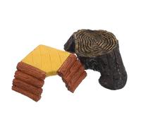 BESPORTBLE 2pcs Turtle Rock Platform Turtle Topper Basking Platform for Aquarium Fish Tank Decoration Tortoise Climbing Ramp Pet Sunbathing