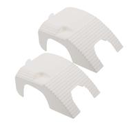 BESPORTBLE 2pcs Turtle Sunset Aquarium Large Reptile Water Bowl Decorations Turtle Lamp Turtle Basking Rock Animal Platform Plush Figurine Turtle Dock Tortoise Climbing Ladder Sea White