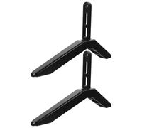 BESPORTBLE 2pcs Universal Tv Stands with Iron Base and Screws, Easy to Use and Space-saving Design, Suitable for Table or Shelf, Maximum Loading 75kg, for Desk Tv Stand