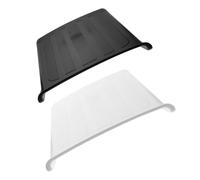 BESPORTBLE 2pcs Universal Weatherproof Security Camera Protective Roof Cover, Plastic Rainproof and Sunshade Shield for Outdoor Cctv and Nest Ring Cameras, White and Black