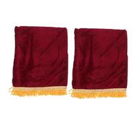 BESPORTBLE 2PCS Velvet Piano Keyboard Cover Thin Dustproof Cloth for Electric Digital Pianos Instrument Protection Elegant and Space-saving Design for Home and Education