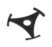 BESPORTBLE 2pcs Vinyl Record Adapter for Turntable Players Triangle Plastic Spindle Hole Reducer with Stable Support and Precise Positioning, for Home Audio and Music on The Go