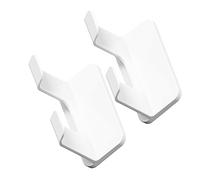 BESPORTBLE 2Pcs Wall Mounted Hair Dryer Storage Rack Punch Bathroom Holder for Blow Dryer Styling Tools Simple Design for Makeup Room Bedroom and Barbershop Convenient