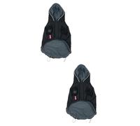 BESPORTBLE 2pcs Warm Dog Winter Coat Cotton Vest for Pet Glow in Dark Jacket for Outdoor Dogs Small to Large Sizes