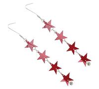 BESPORTBLE 2pcs Waterproof Reflective Pvc Hanging Decorations Five-pointed Star Shape for Garden and Lawn Outdoor Use