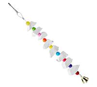 BESPORTBLE 2pcs Wear-resistant Parrot Toys Calcium Supplement Bone Chewing Plaything for Birds Fun Activity for Parrots Cockatiels and Budgies Safe and Design for