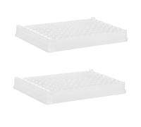 BESPORTBLE 2pcs Well Cell Culture Plate for Laboratory Sample Testing with 96 Wells and Flat Bottom Design, Plastic Material, Compatible with Elisa Reader and Automated Lab Systems for Cell