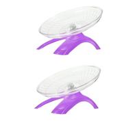 BESPORTBLE 2pcs Wheel for Pets Low Noise Hamster Exercise Toy for Gerbils Mice and More Smooth Edges Cozy Night Use Versatile Pet Accessory