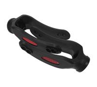 BESPORTBLE 2pcs Wheelchair Front Fork Caster Drive with Dust Cover, 8-inch Plastic Front Fork Wheels for Reliable Support and Enhanced Stability, Suitable for Light Outdoor Activities