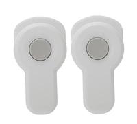 BESPORTBLE 2pcs White Childproof Oven Door Lock for Kitchen Safety, Plastic Material, Easy for Adults to Open, Protects Children from Accidents in Home Kitchens