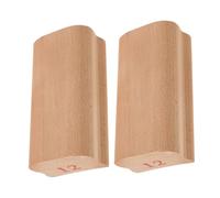 BESPORTBLE 2pcs Wood Guitar Fret Leveling File with Handle for Precision Fret Dressing and Beveling Fingerboard Leveling Tool for Playing and Maintenance
