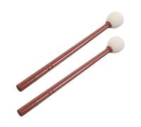 BESPORTBLE 2pcs Wooden Fish Striking Sticks for Meditation Cotton and Wood Percussion Instruments for Musical Accessories for Spiritual Focus and Home Decor