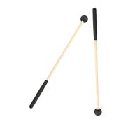 BESPORTBLE 2pcs Wooden Handle Ball Drum Sticks Mallets Xylophone Tongue Drum Accessories for Percussion Instrument Parts for Home Practice Classroom Use