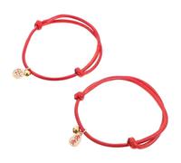 BESPORTBLE 2pcs Year Pet Collar for Dogs and Cats Red Design Bell for Tiger Year Celebration Fun Neck for Pets