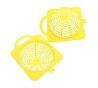 BESPORTBLE 2pcs Yellow Plastic Bird Nest Box for Parakeets Cockatiels Small Parrots Easy Clean Breeding Cage for Use Promotes Healthy Hatching Success