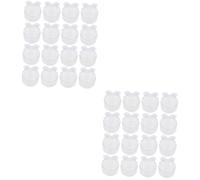 BESPORTBLE 2sets Aquarium Feeder Cup Fish Food Holder for Fresh Saltwater Aquariums 16pcs*2