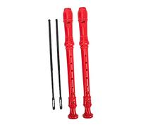 BESPORTBLE 2Sets Beginner Clarinet for Simple German Fingering Soprano Recorder Durable Student Practice Instrument for Early Music Education