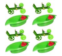 BESPORTBLE 2sets Bird Bathing Basin Parrot Cage Bathtub Bird Tub for Pets Easy to Attach to Birdcages Safe Design Parakeet Bathing Accessory